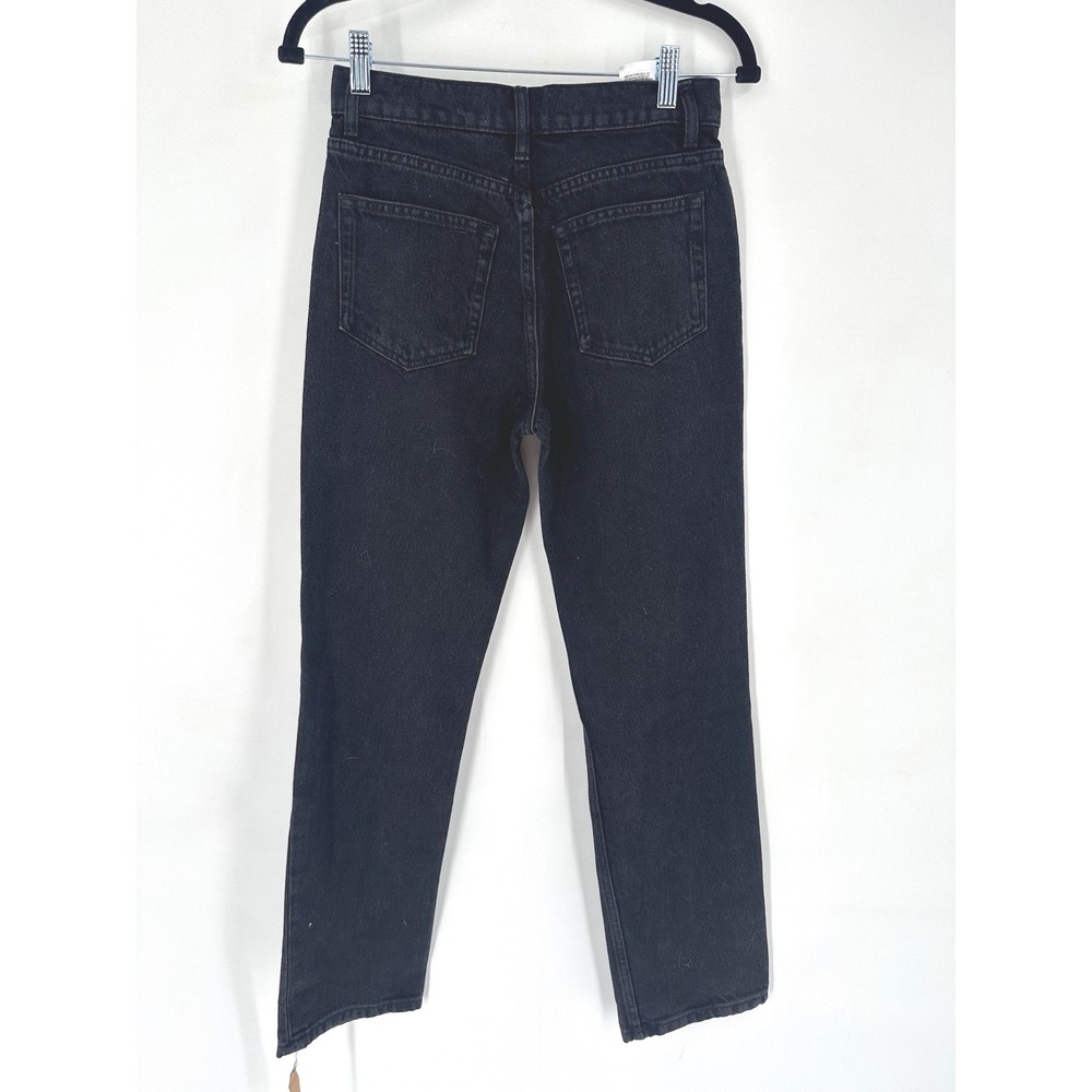 Reformation Jet Black Straight Leg Jeans - Picture 8 of 11